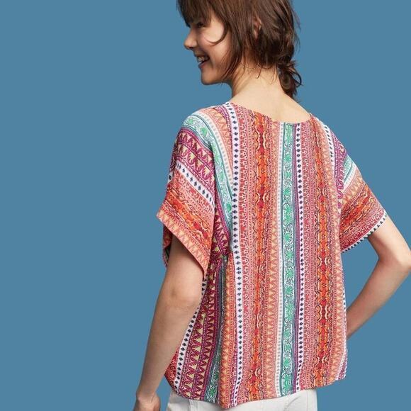 Anthropologie Maeve‎ Milla Printed Pullover XS - Picture 3 of 7